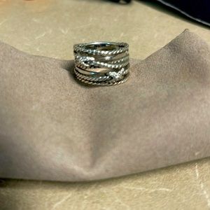 David Yurman Crossover ring size 7.